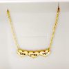 Personalized hearts necklace