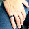 Small onyx ring