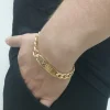 Thick gourmet bracelet for engraving