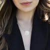 MOM coin necklace