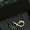 Infinity necklace 2 names