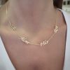 Personalized names necklace