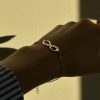 Customized infinity bracelet