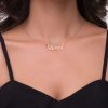 Personalized name necklace