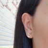 letter earrings