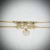 MOM bracelet with engraved hearts