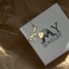 Mother’s necklace engraving heart