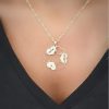 Custom 3 hearts necklace