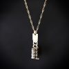 MOM necklace vertically