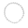 Silver pearl bracelet