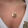 Photo engraving necklace