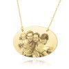 Family photo necklace