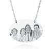 Family photo necklace