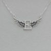 Letter wings necklace