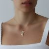 Israel Map Engraved Necklace