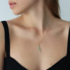 Israel Map Heart Necklace